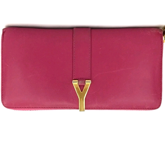 Yves Saint Laurent Bags Ysl Saint Laurent Y Line Leather Zip Around